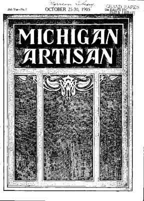 Michigan Artisan, October 25, 1905