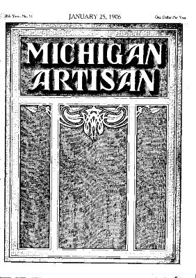 Michigan Artisan, January 25, 1906