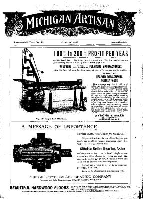 Michigan Artisan, June 10, 1906
