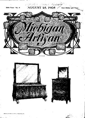 Michigan Artisan, August 25, 1905