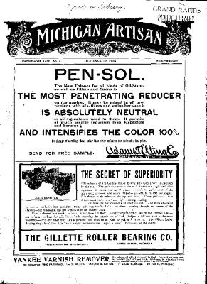 Michigan Artisan, October 10, 1905