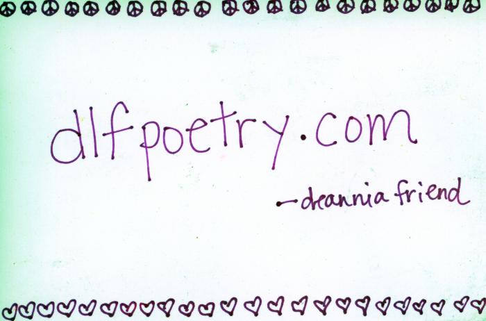 Poetry Postcard from deannia friend
