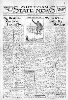 Michigan State News, April 26, 1920