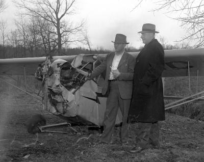 Airplane crash, William Holmes