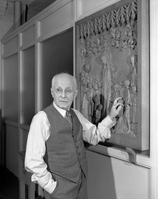American Seating Company, Alios Lange and carving