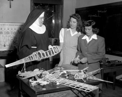 Aquinas College, Class with airplane models