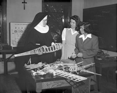 Aquinas College, Class with airplane models