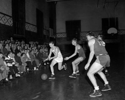 Aquinas College, vs. Benton Harbor Junior College basketball