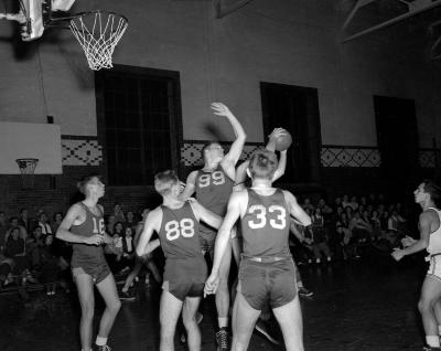 Aquinas College, vs. Benton Harbor Junior College basketball