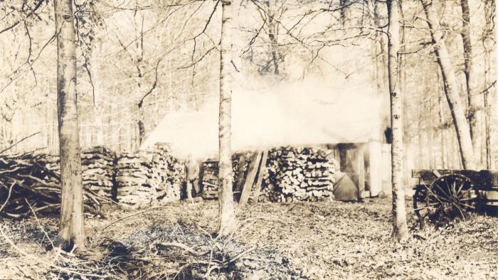 Sugaring, Boiling the sap