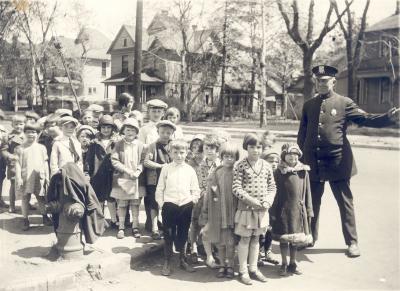 Police Officer and Children