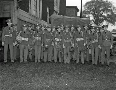 Michigan National Guard, leaving for Camp Beauregarde, Louisiana