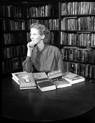 Alberta Massingill, "best sellers" at Library