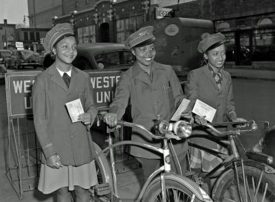 Western Union delivery girls