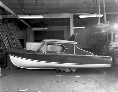 Wagemaker Co. Wolverine boat under construction