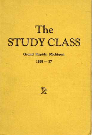 Grand Rapids Study Club Yearbook for 1936-1937