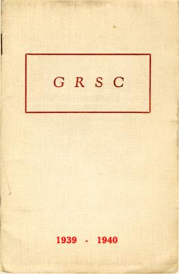 Grand Rapids Study Club Yearbook for 1939-1940