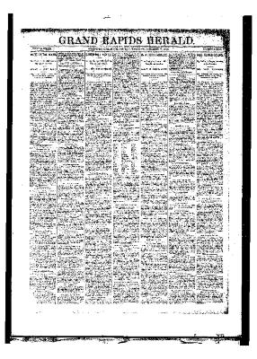 Issue of Grand Rapids Herald for Friday, October 27, 1893