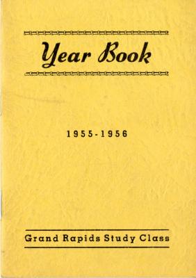Grand Rapids Study Club Yearbook for 1955-1956