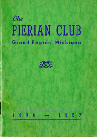 The Pierian Club Yearbook for 1956-1957