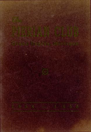 The Pierian Club Yearbook for 1954-1955