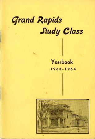 Grand Rapids Study Club Yearbook for 1963-1964