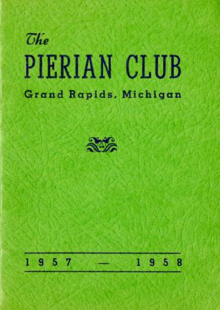 The Pierian Club Yearbook for 1957-1958