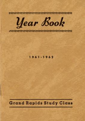 Grand Rapids Study Club Yearbook for 1961-1962