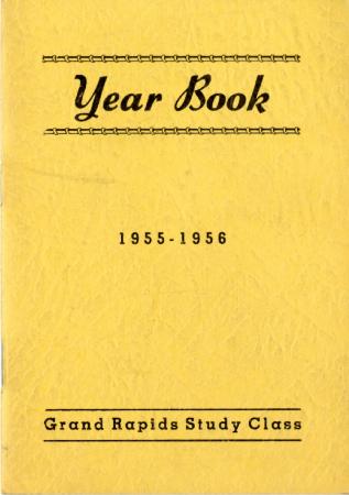 Grand Rapids Study Club Yearbook for 1955-1956