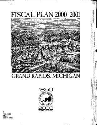 Fiscal Plan excerpts, 2000-2001
