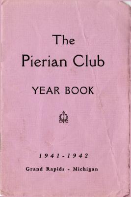 The Pierian Club Yearbook for 1941-1942