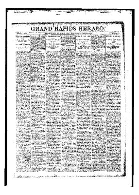 Grand Rapids Herald, Saturday, November 11, 1893
