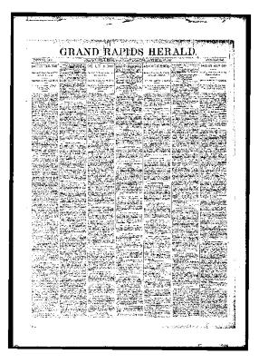 Grand Rapids Herald, Saturday, November 25, 1893